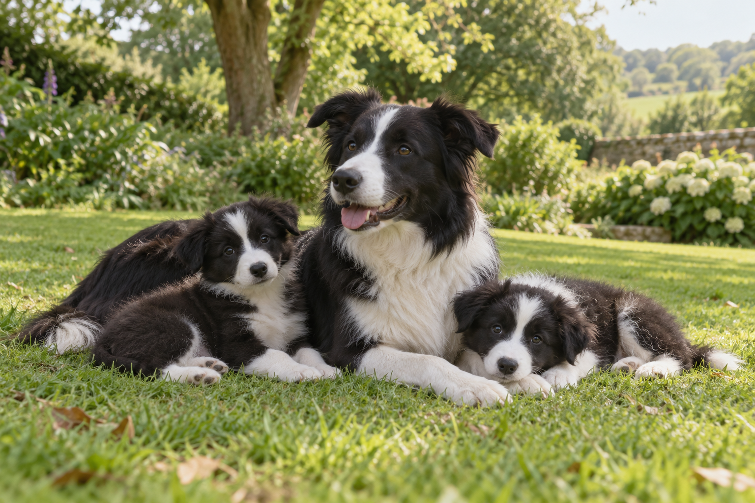 Illustrative dog-care image