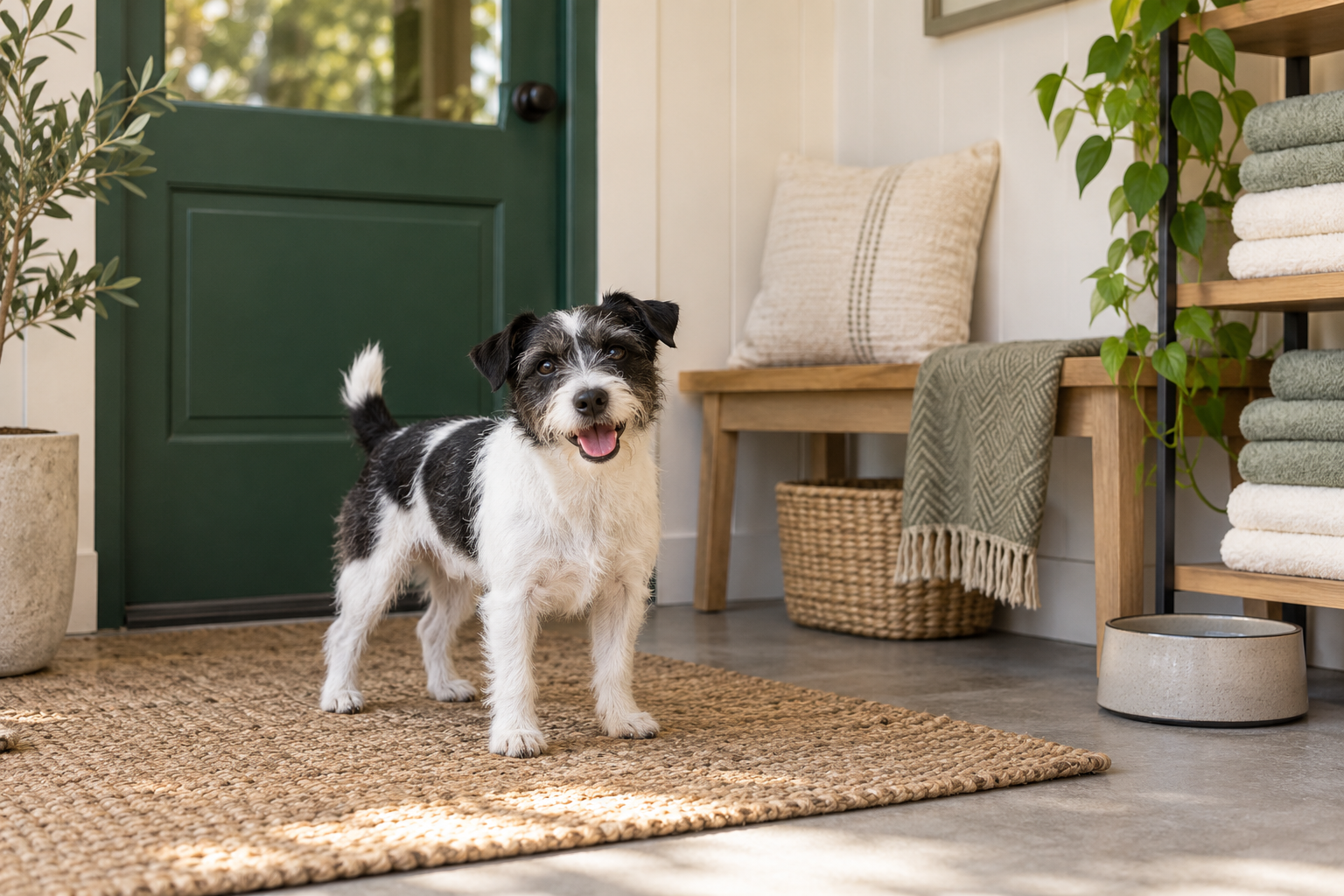 Illustrative dog-care image