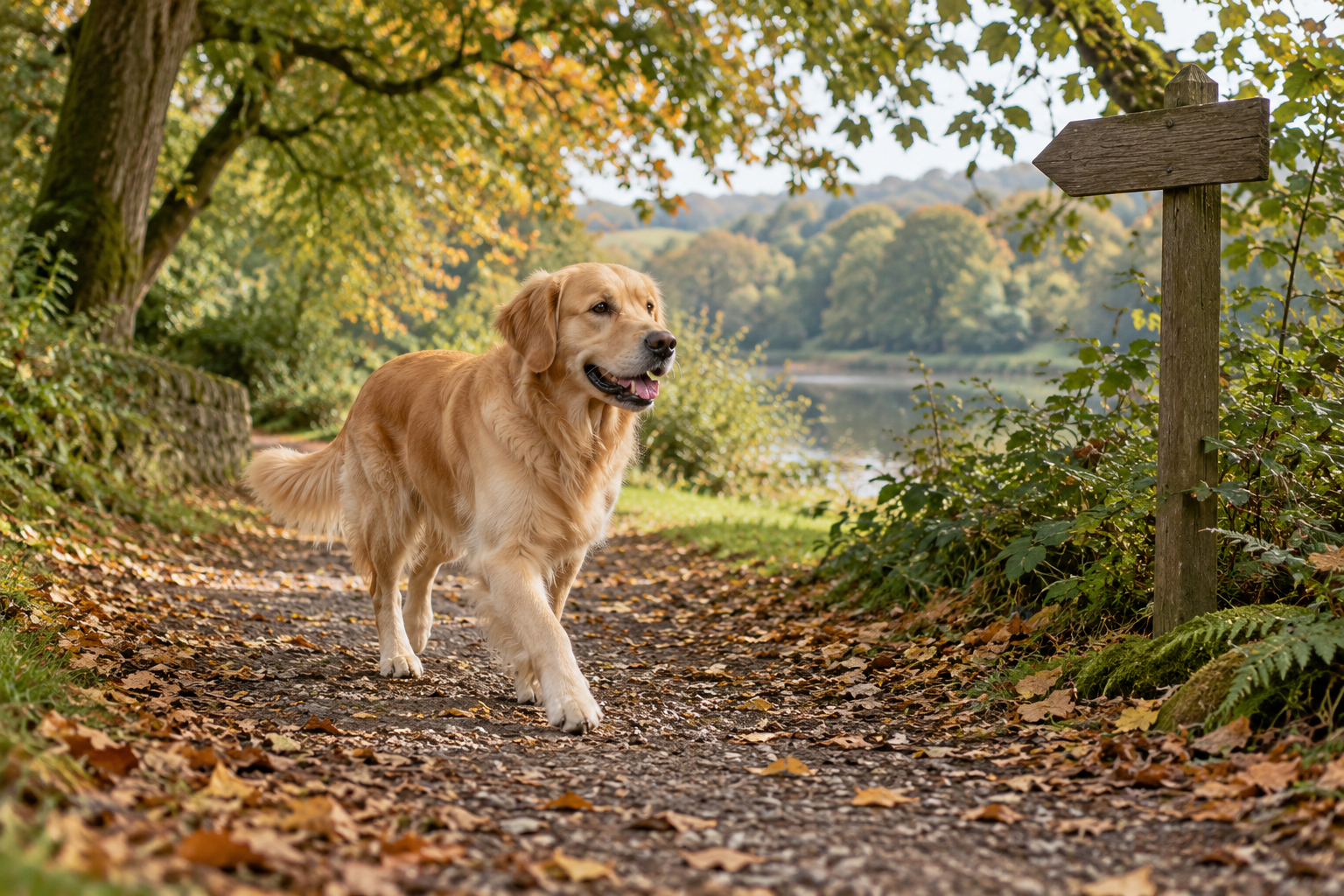 Illustrative dog-care image
