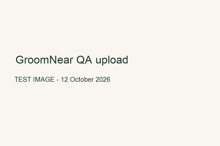 Photo associated with GroomNear QA Work Test 12 October