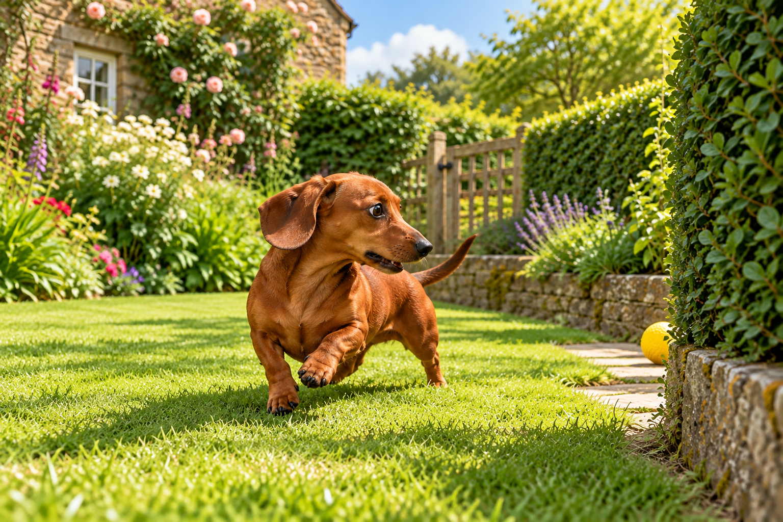Editorial image for Faye and the garden path